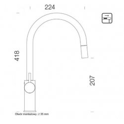 Bateria Schock HEKATE 549120S biały